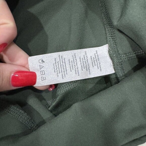 Alo Yoga Ultimate High Waist Leggings Full Length Mesh Olive Green Womens Small? - Picture 5 of 12